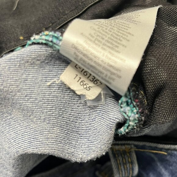 LuLaRoe‎ Magic Waist Skinny Jeans Size 38 (18/19W) Blue Tapered  Flaw - Picture 8 of 11